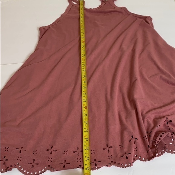 Alya Salmon Colored Dress with Pockets - Picture 7 of 7